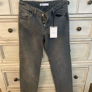 ZARA button-fly jeans size 4